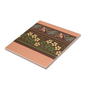 Floral Vine Ceramic Tegel Tegeltje (Zijkant)