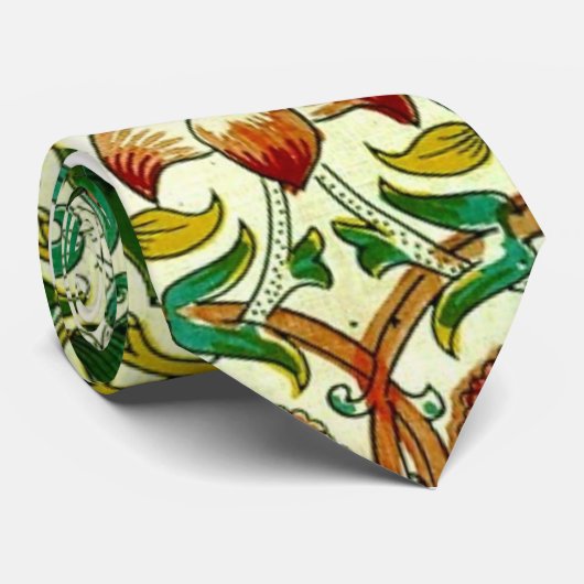 Floral Vine Fine behang, William Morris Stropdas (Opgerold)