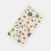 Floral Vine Pattern Paper Gastenhanddoek Servet (Hoek)