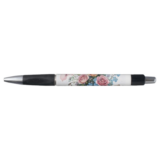  Floral Vine Pattern – Soft Watercolor Boho art Pen (Voorkant)