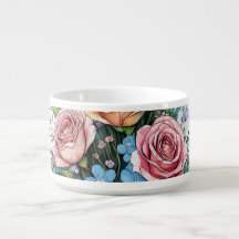 Floral Vine Pattern – Zachte Waterverf Boho kunst