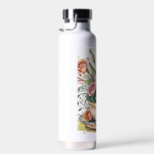 Floral Vine Pattern – Zachte Waterverf Boho kunst Waterfles (Rechts)