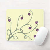 Floral Vine Swirl mousepad Muismat (Met muis)