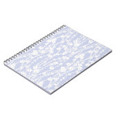 Floral Vines (Periwinkle) Notitieboek (Linkerzijde)