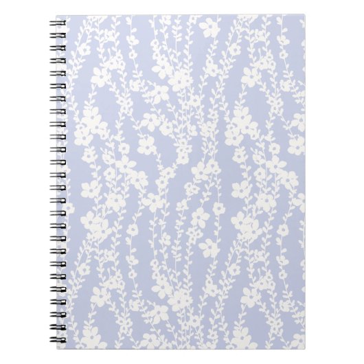 Floral Vines (Periwinkle) Notitieboek (Voorkant)