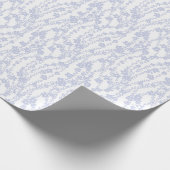 Floral Vines (White - Periwinkle) Cadeaupapier (Hoek)