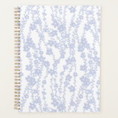 Floral Vines (White - Periwinkle) Planner (Voorkant)