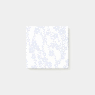 Floral Vines (White - Periwinkle) Post-it® Notes