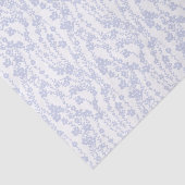Floral Vines (White - Periwinkle) Tissuepapier (Detail)