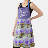 Floral Viola Viola's Waterverf Art Mums Keuken Schort (Insitu)