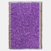  Floral Violet Amethyst Paars Afghaans Deken (Voorkant Verticaal)