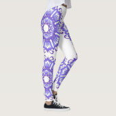 Floral violet mandala. leggings (Rechts)