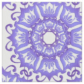 Floral violet mandala. stof (Close Up)