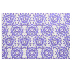 Floral violet mandala. stof