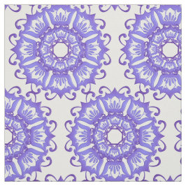 Floral violet mandala. stof