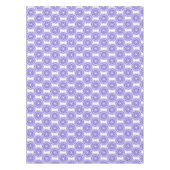 Floral violet mandala. tafelkleed (Voorkant)