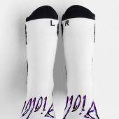 Floral Violet naam, bemanning Sokken (Top)