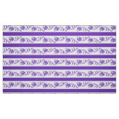 Floral violet stremmelpatroon stof (Fat Quarter)