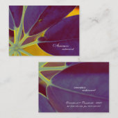 floral visitekaartje (Voorkant / Achterkant)