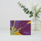 floral visitekaartje (Staand voorkant)