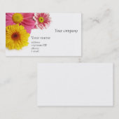 Floral visitekaartje (Voorkant / Achterkant)