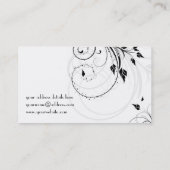 Floral Visitekaartje (Achterkant)