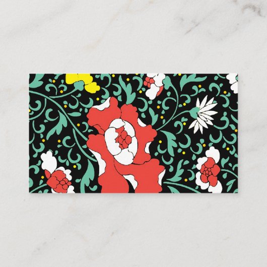 Floral Visitekaartje (Achterkant)