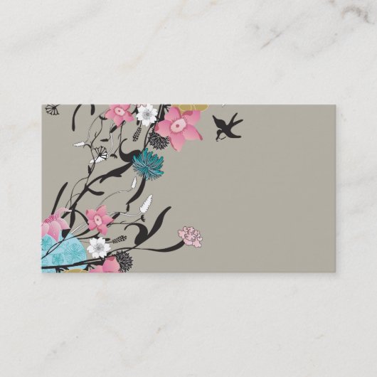 Floral Visitekaartje (Voorkant)