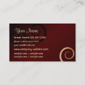 Floral Visitekaartje (Achterkant)