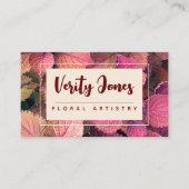  Floral Visitekaartje (Voorkant)