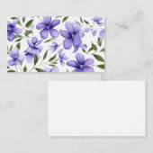 Floral Visitekaartje (Voorkant / Achterkant)