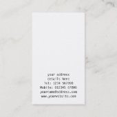 Floral Visitekaartje (Achterkant)