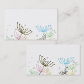 Floral Visitekaartje (Voorkant / Achterkant)
