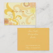 Floral Visitekaartje (Voorkant / Achterkant)