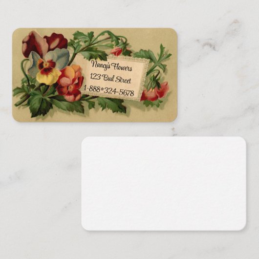  Floral Visitekaartje (Voorkant / Achterkant)