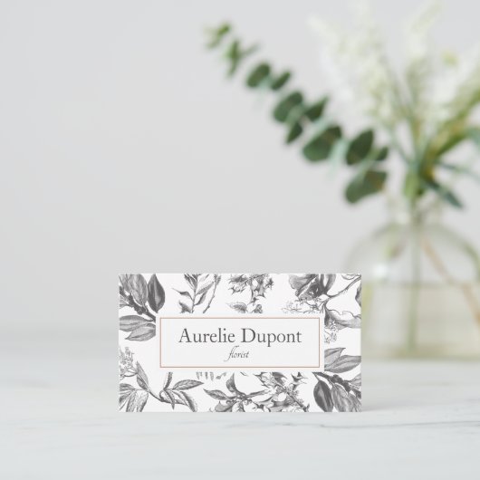 Floral Visitekaartje (Staand voorkant)