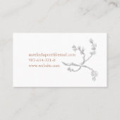  Floral Visitekaartje (Achterkant)