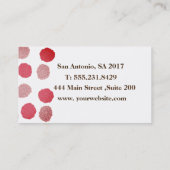 Floral Visitekaartje (Achterkant)