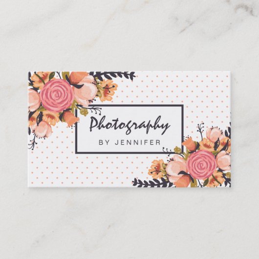 Floral Visitekaartje (Voorkant)