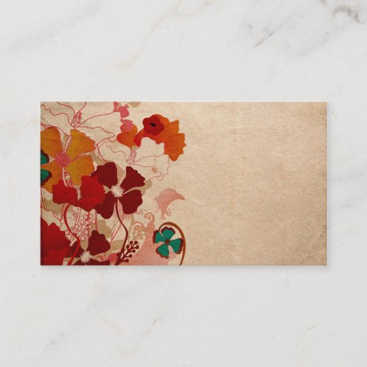 Floral Visitekaartje (Voorkant)