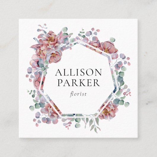 Floral Visitekaartje (Voorkant)