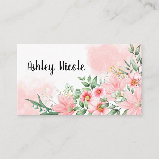 Floral Visitekaartje (Voorkant)