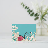 Floral Visitekaartje (Staand voorkant)