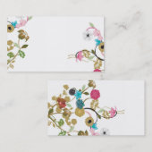 Floral Visitekaartje (Voorkant / Achterkant)