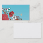 Floral Visitekaartje (Voorkant / Achterkant)