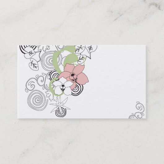 Floral Visitekaartje (Voorkant)