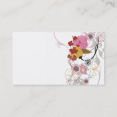 Floral Visitekaartje (Achterkant)