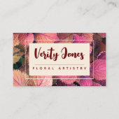  Floral Visitekaartje (Voorkant)