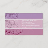 Floral Visitekaartje (Achterkant)