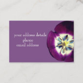 Floral Visitekaartje, Grootte, Aangepaste tekst Visitekaartje (Achterkant)